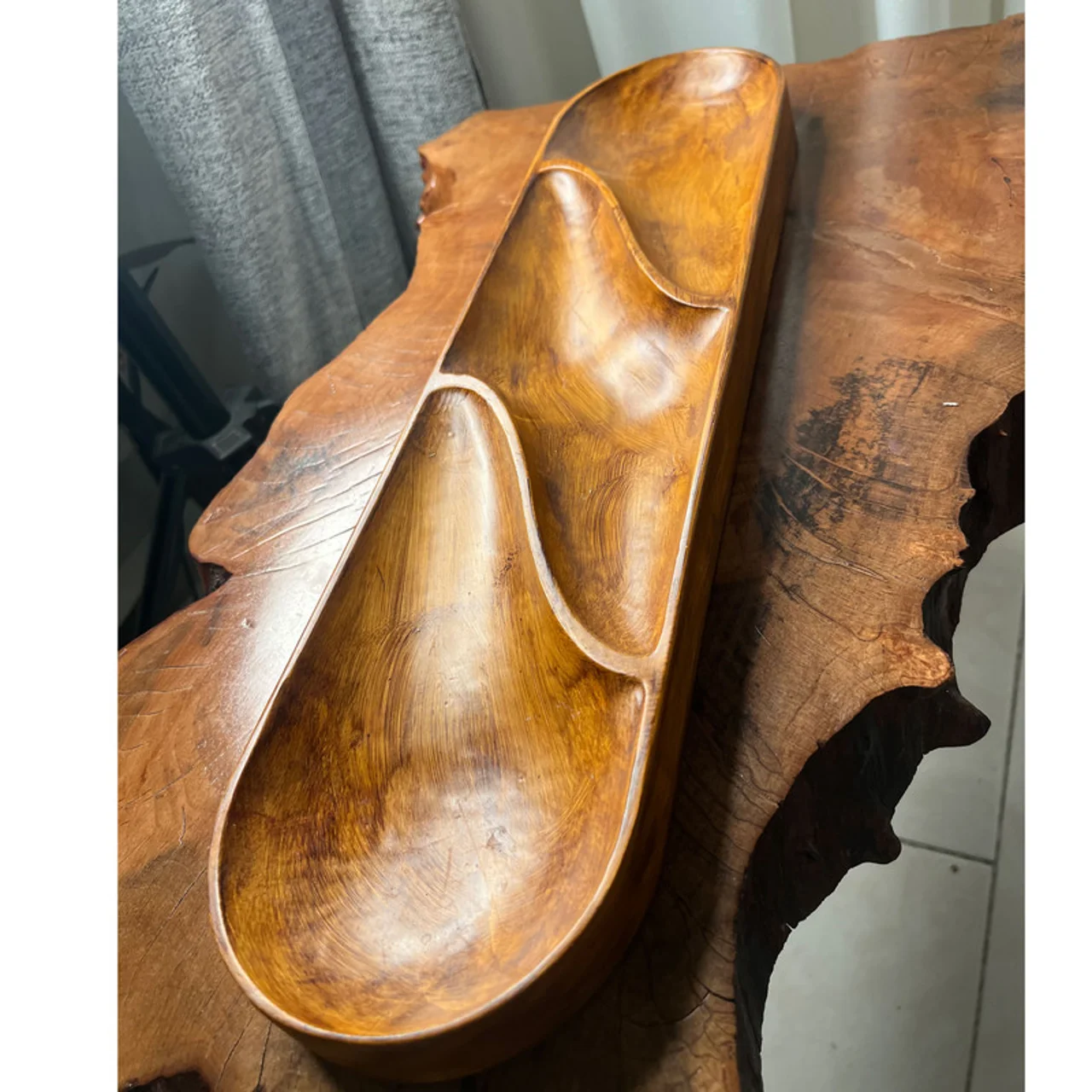 اردوخوری طرح چوب سه خانه مدل مینیمال 102699212