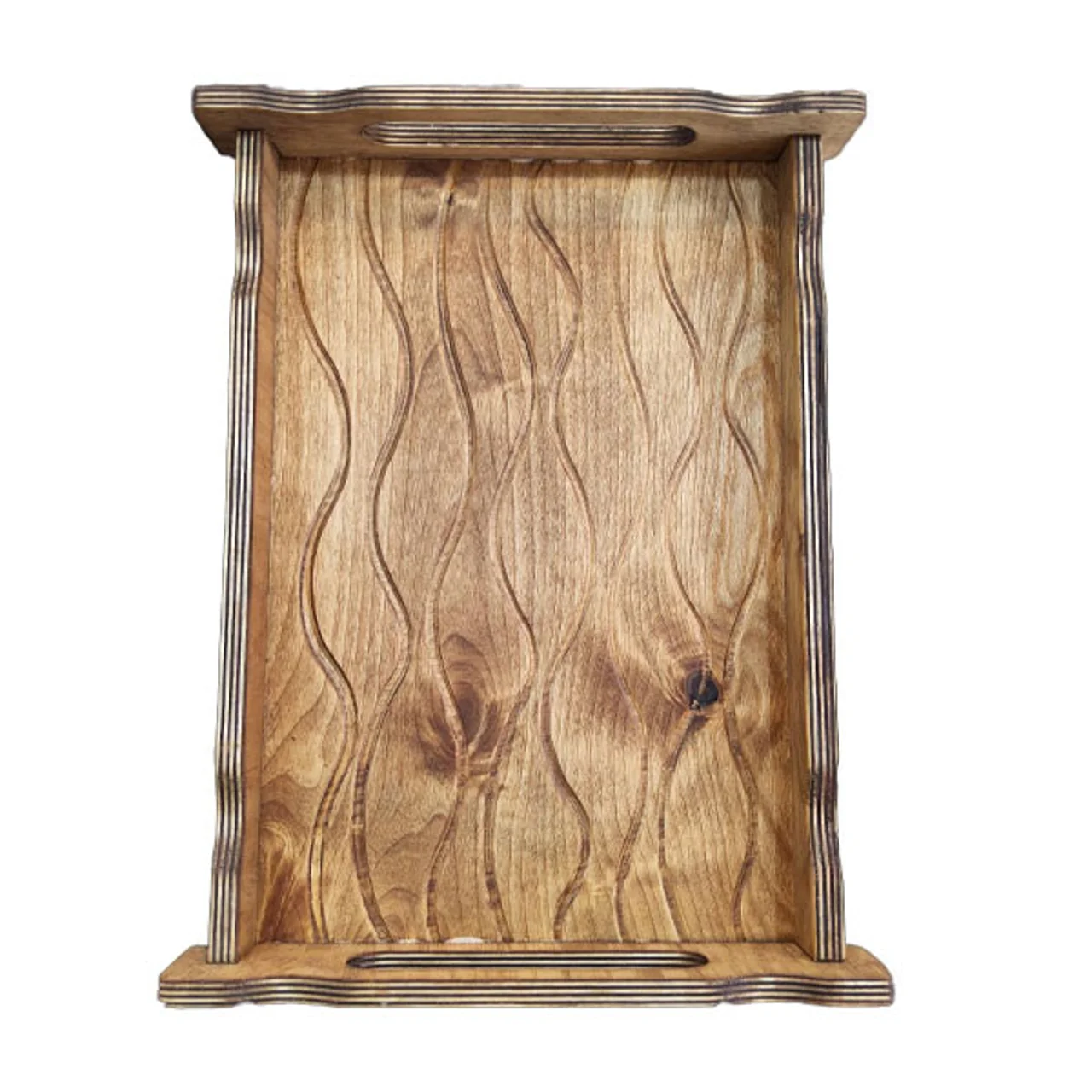 سینی دسته دار مدل چوبی کد 516 سایز 25*35 سانتی متر 102759739