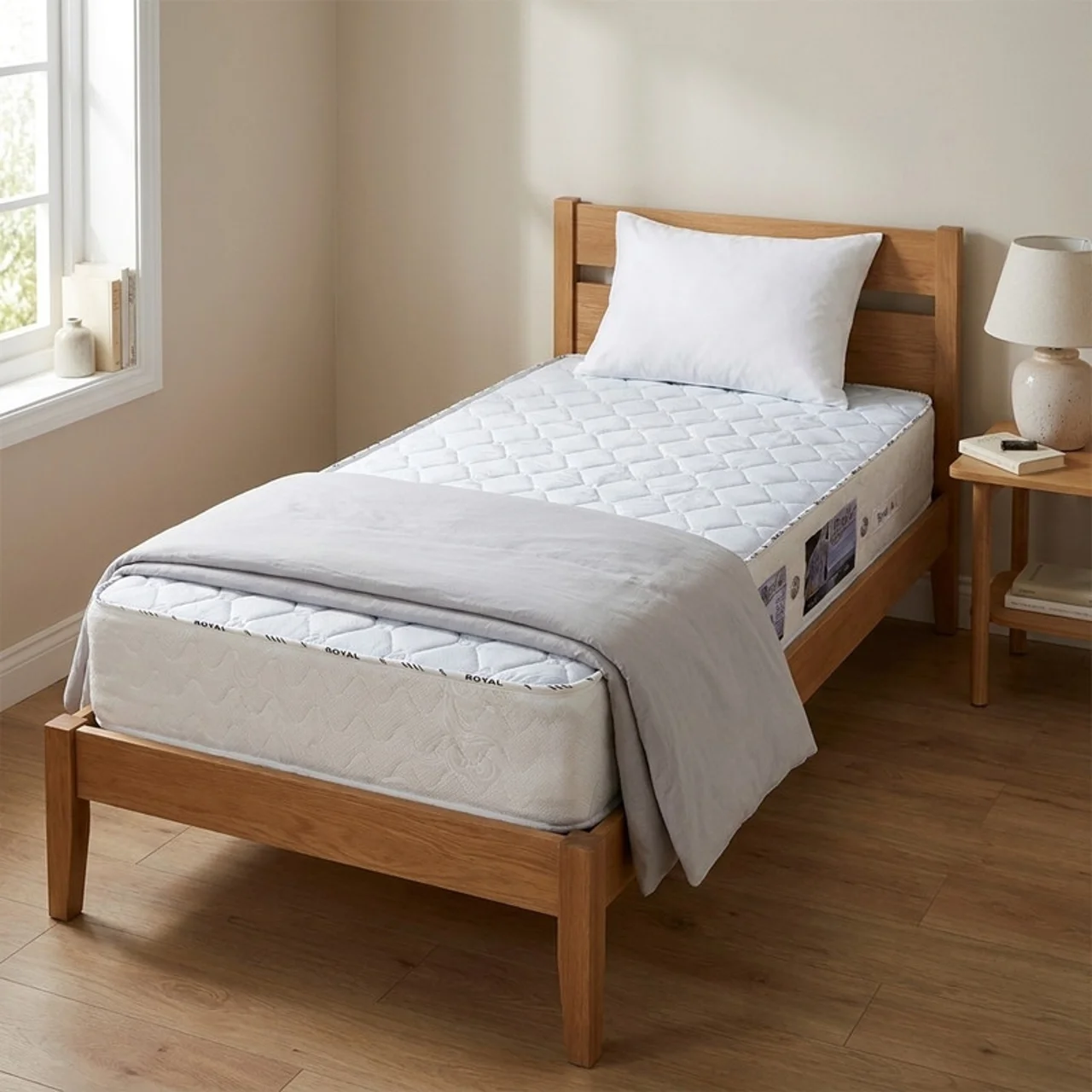 تشک رویال مدل طبی فنری کد 7 تک نفره سایز 90×200 سانتی متر 102929797