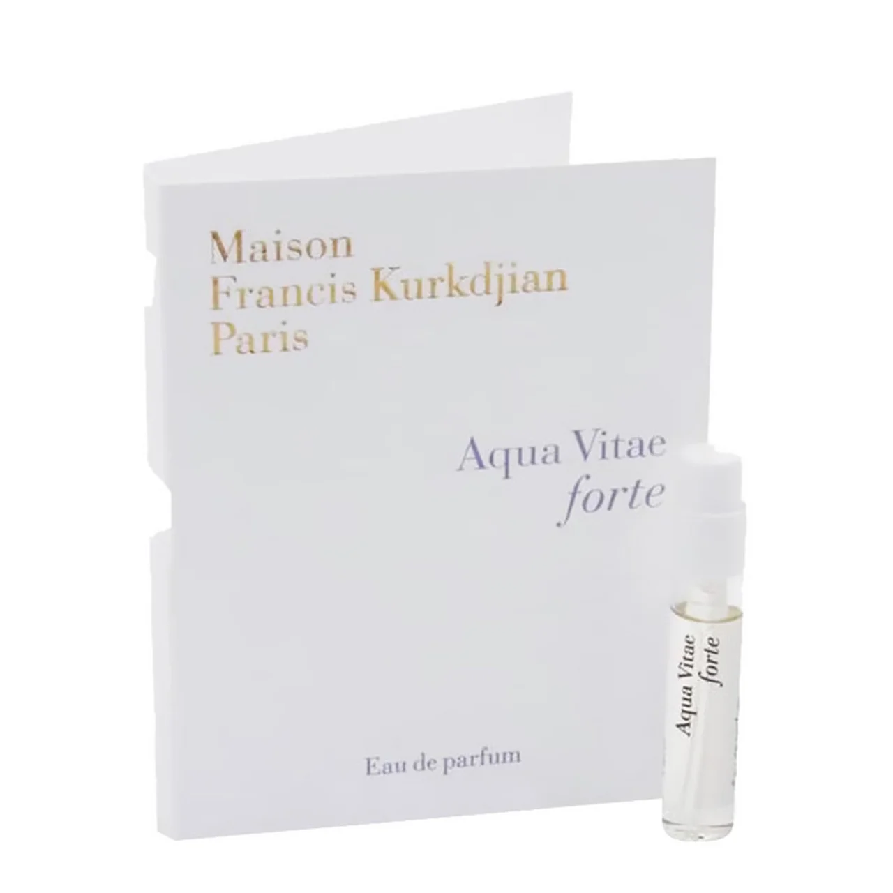 عطر جیبی میسون فرانسیس کورکجان مدل Aqua Vitae Forte با رایحه خنک حجم 2 میلی‌لیتر