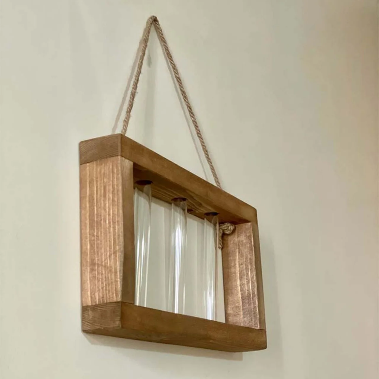 استند گلدان چوبی طرح قلمه پتوس، ابعاد 17×30×17 سانتی‌متر، وزن 500 گرم، جنس چوب روسی، آویز  102688247