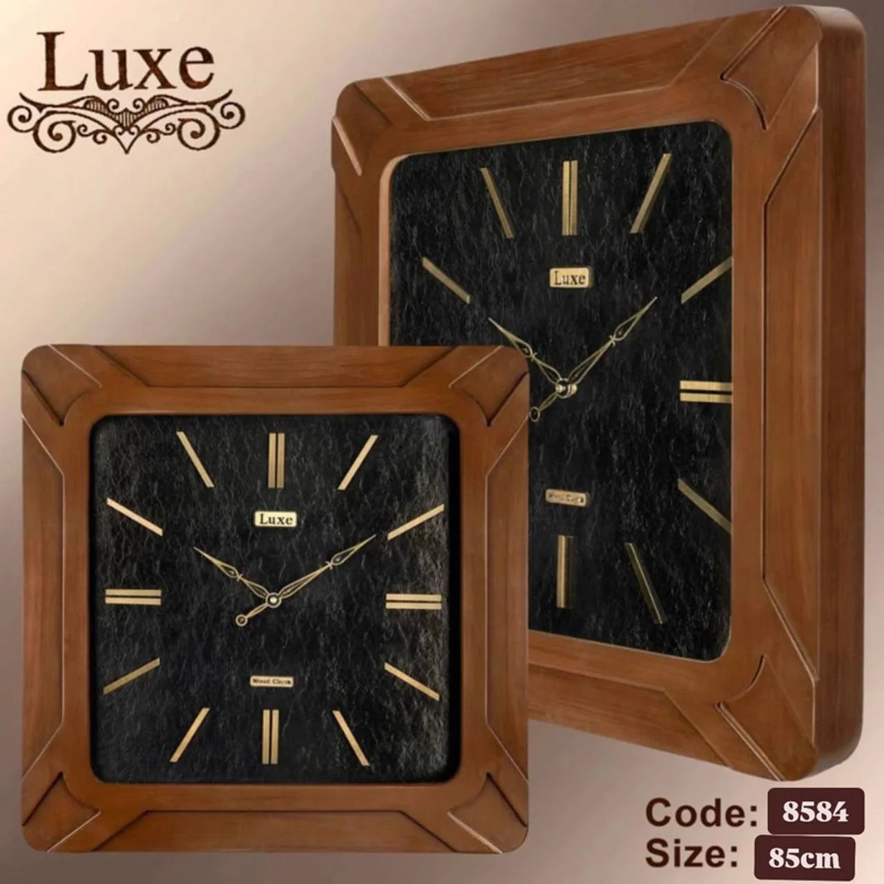ساعت دیواری لوکس مدل چوبی کد 6062 102673406
