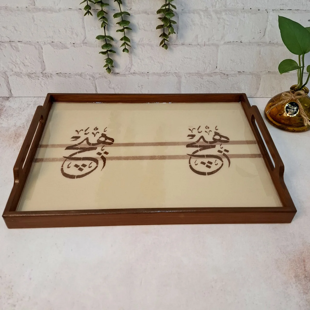 سینی چوبی مدل هیچ کد 34 102759402