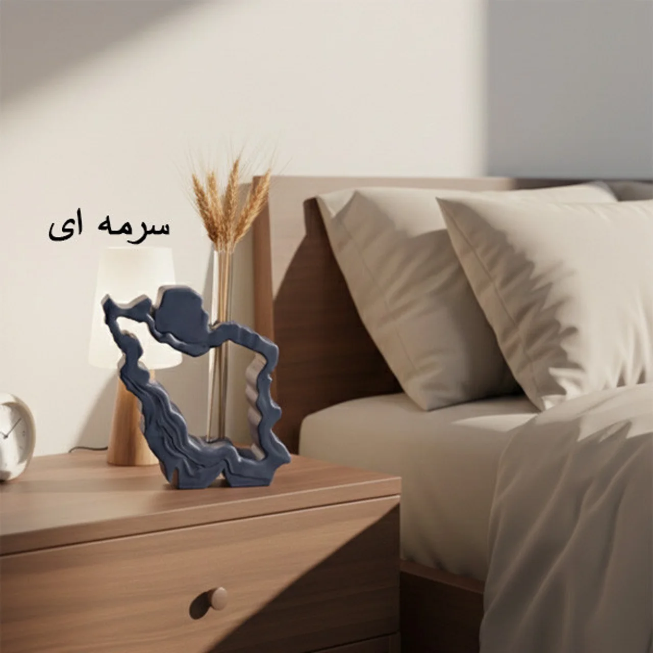 گلدان سفالی مدل نقشه ایران طرح گلجای 102688250