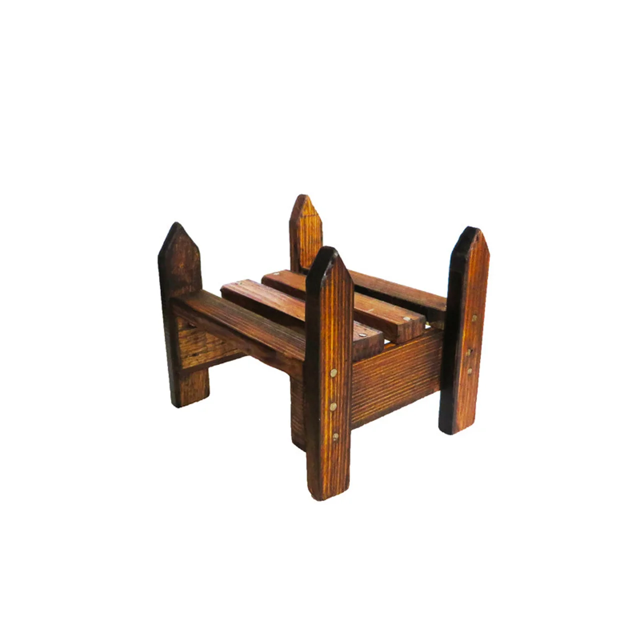استند گلدان چوبی رومیزی، ابعاد 10×10×10 سانتی‌متر، مدل mini03، ضدرطوبت و روغن‌کاری جلاخورد 102688409