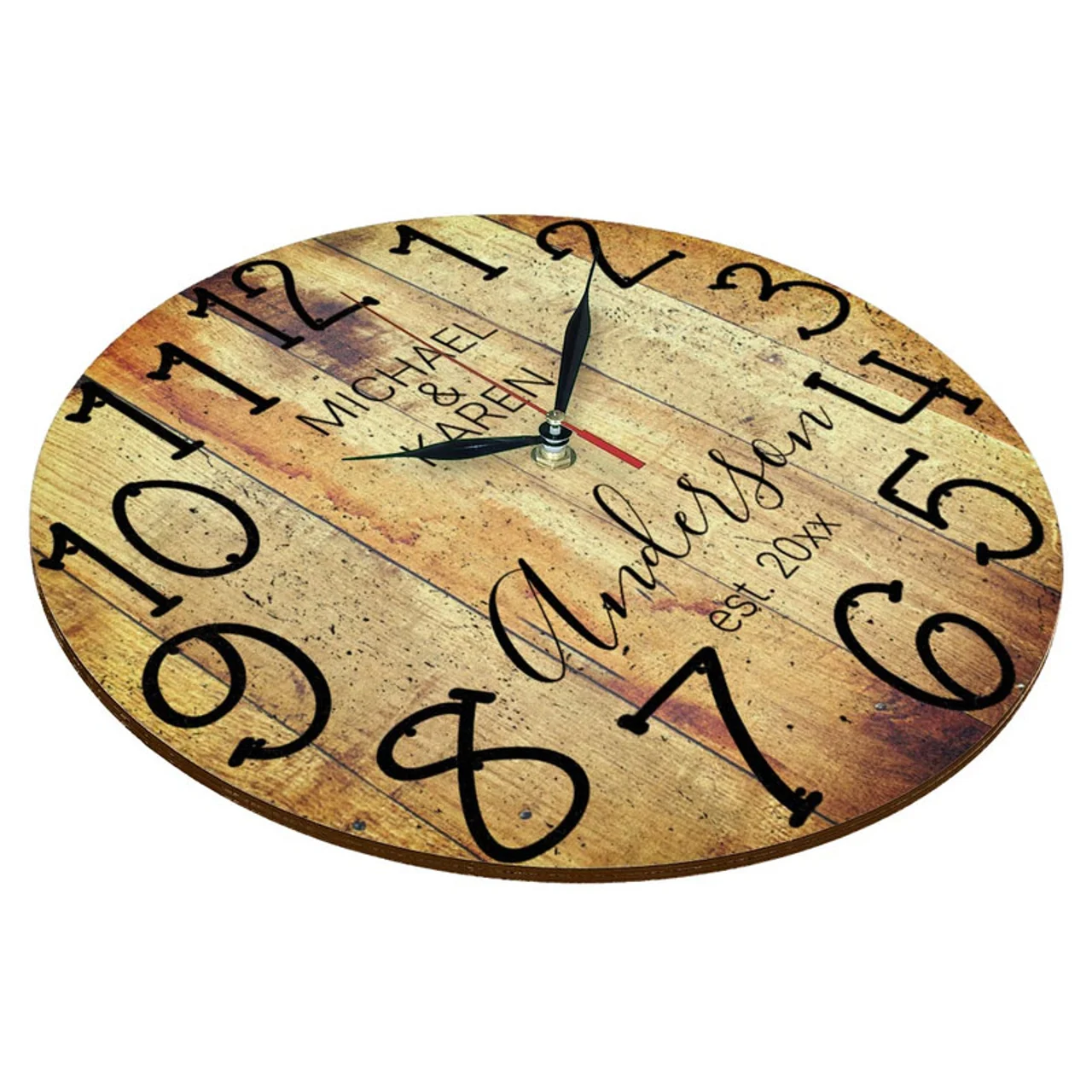 ساعت دیواری طرح چوب کد 1377 102673412