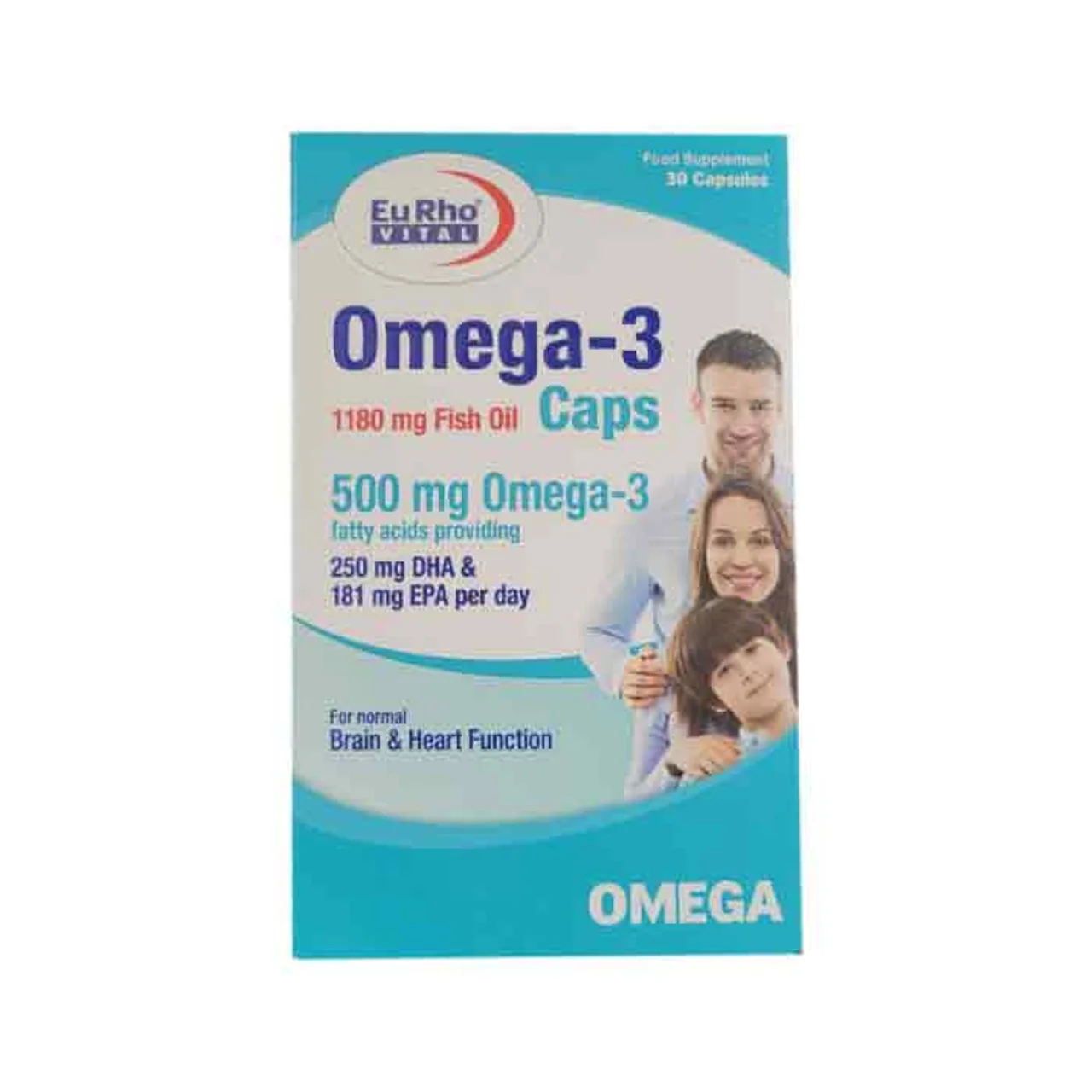 کپسول ژلاتینی اقساطی امگا 3 یوروویتال بسته 30 عددی
