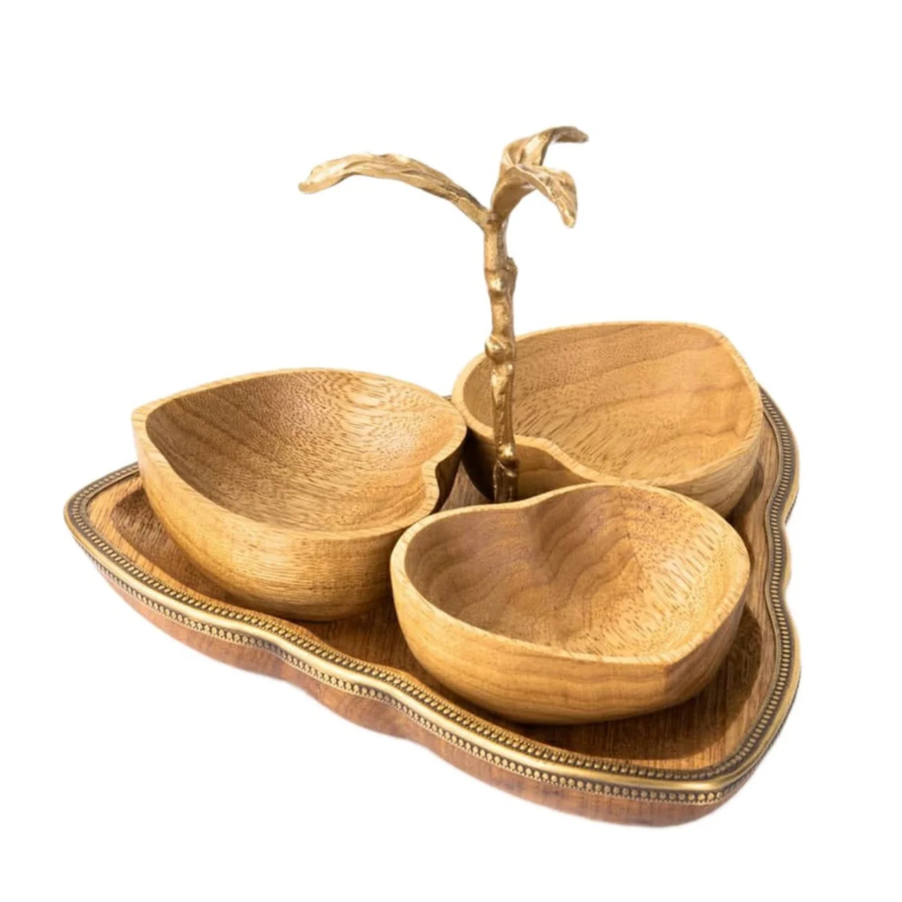 اردوخوری چوبی گلد کیش مدل گلدن برد قلب GK829416، سینی پذیرایی، مناسب شستشو با دست 102759702