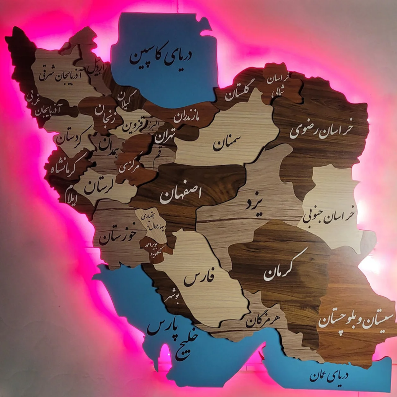 تابلو نوری مدل نقشه ایران 102674553