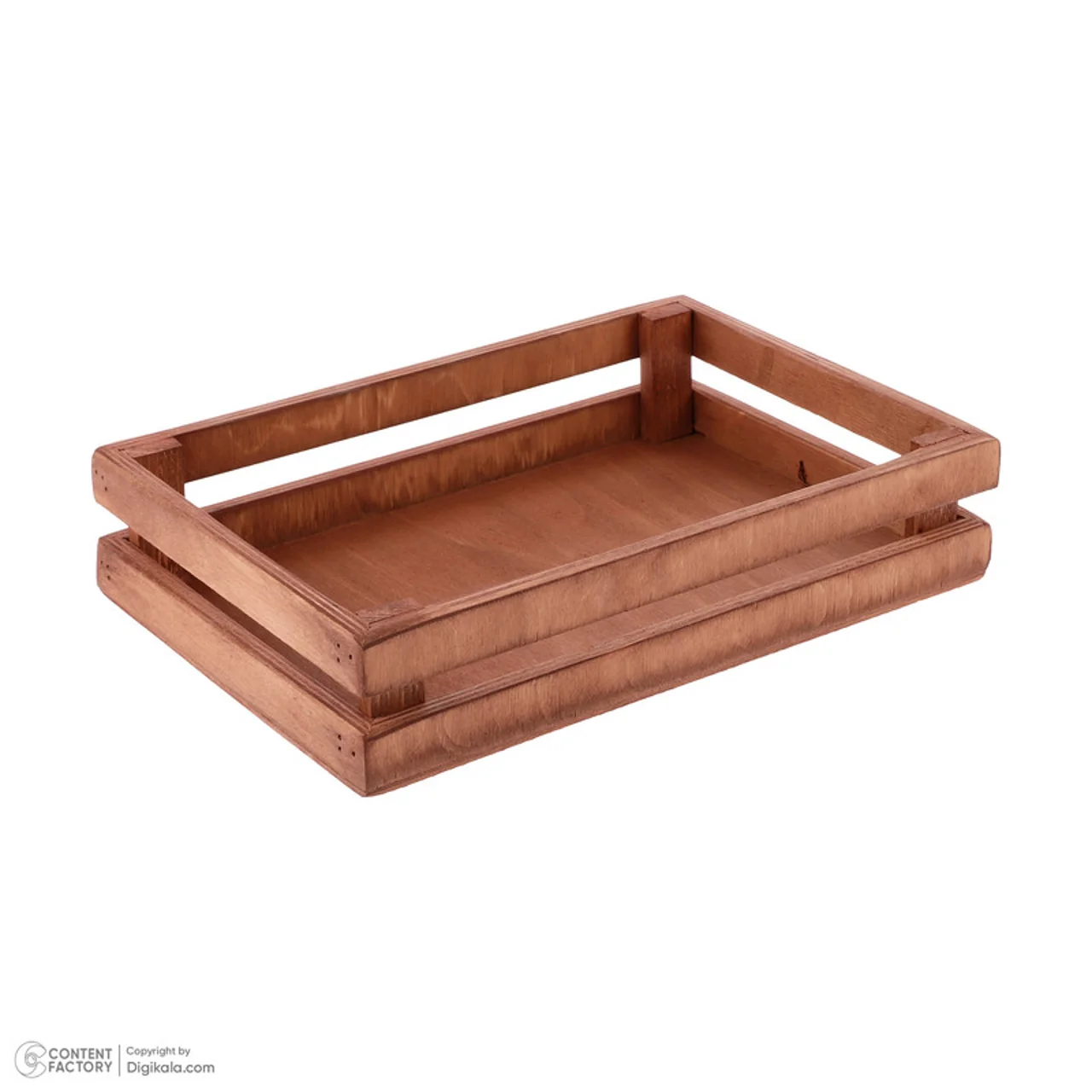 سینی چوبی مستطیل مدل S2 مناسب سرو و میوه‌خوری با ابعاد 30x19.5 سانتی‌متر و وزن 455 گرم، غی 102553668