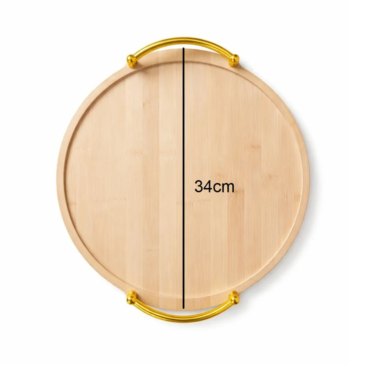 سینی دسته دار مدل بامبو کد A34 سایز 34x34 سانتی متر 102759835