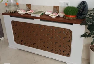 کاور شوفاژ چوبی با طرح دلخواه شما