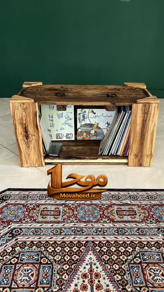 قفسه کتاب چوبی