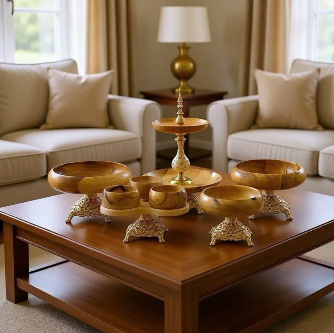 سرویس چند پارچه چوبی