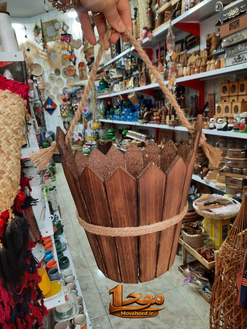 سطل چوبی