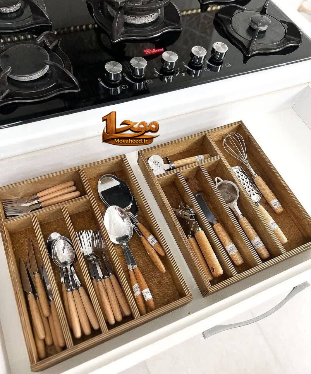 جا قاشقی چوبی