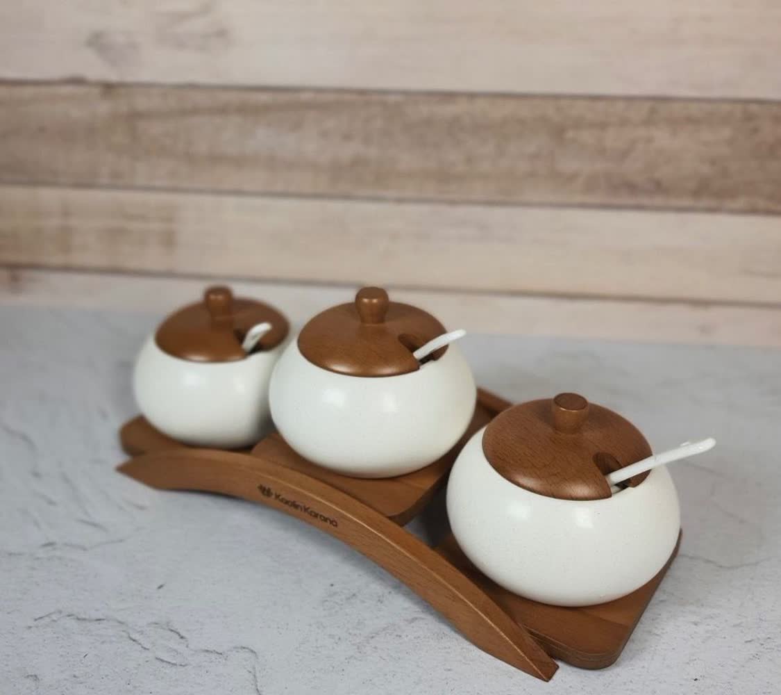 بستنی خوری چینی چوبی