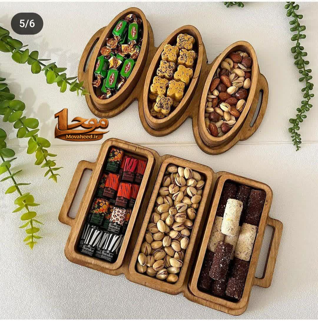 شکلات خوری چوبی
