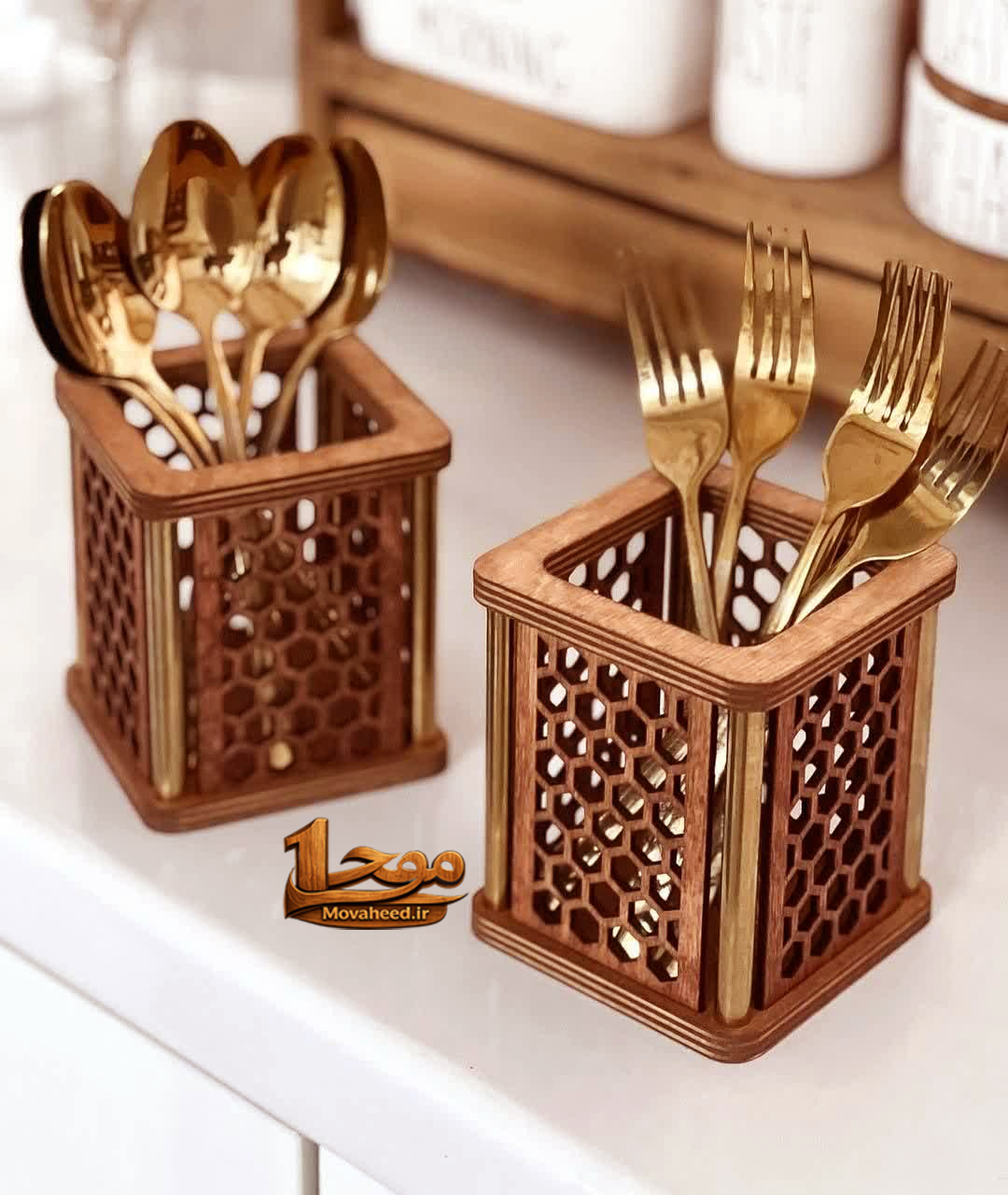 جا قاشقی چوبی